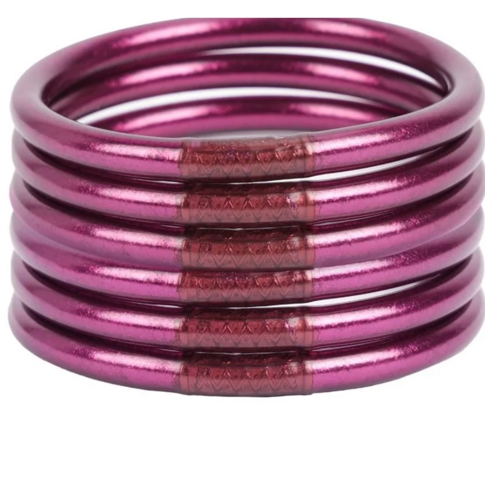 Budha Girl Amethyst Bangles Medium